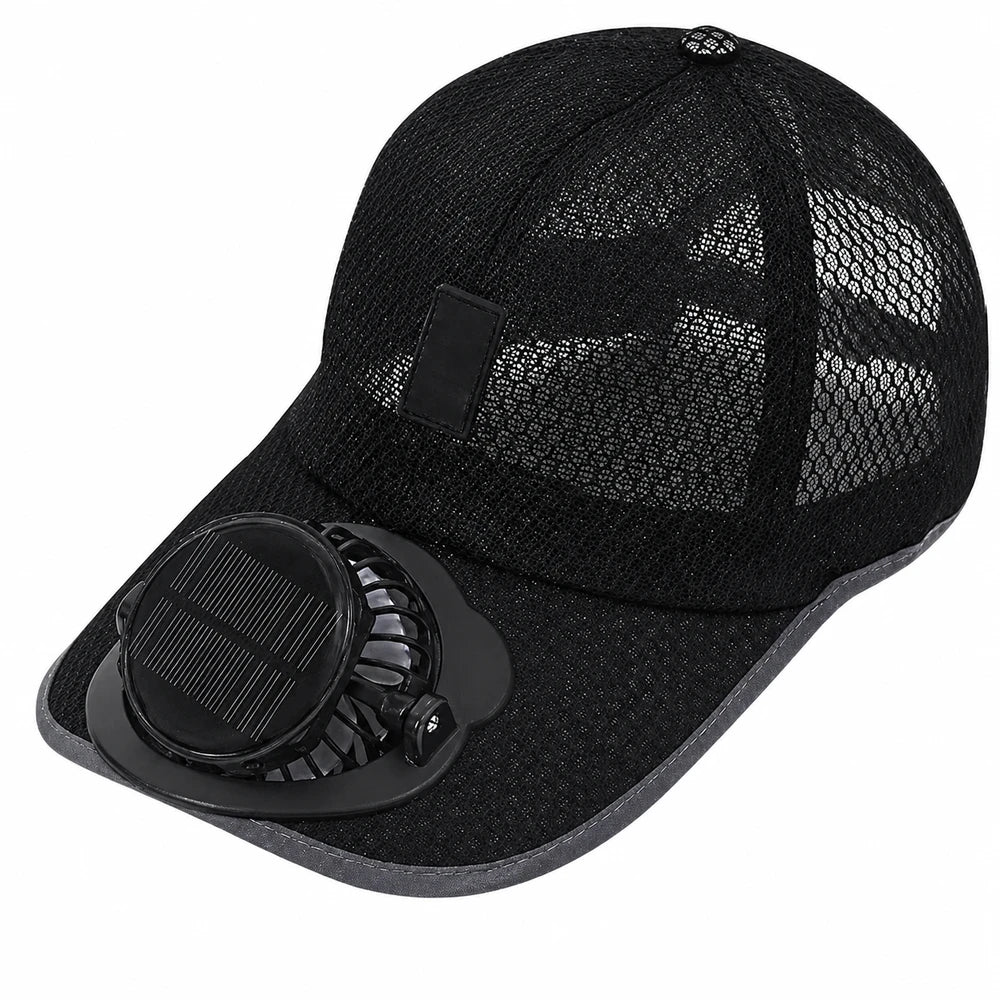 Șapcă cu Ventilator Solar - Reîncărcabil USB