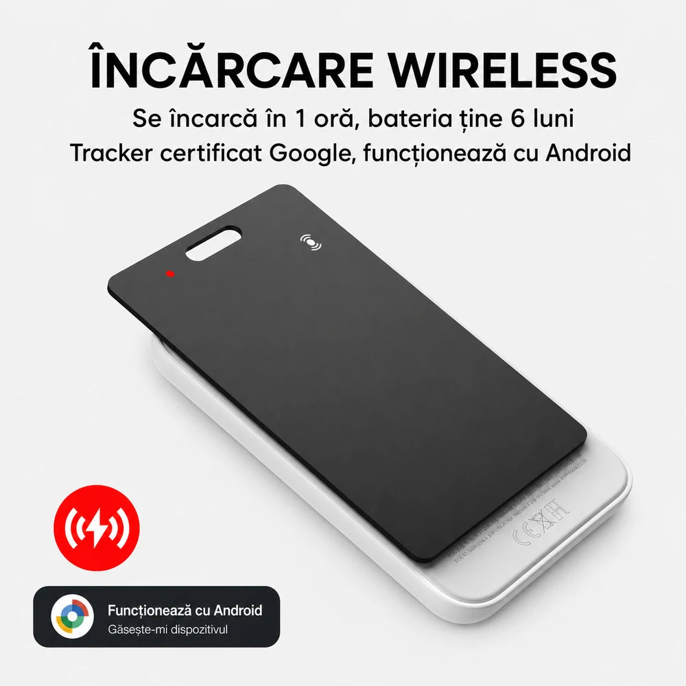 Card de urmărire pentru portofel, geantă și bagaj
