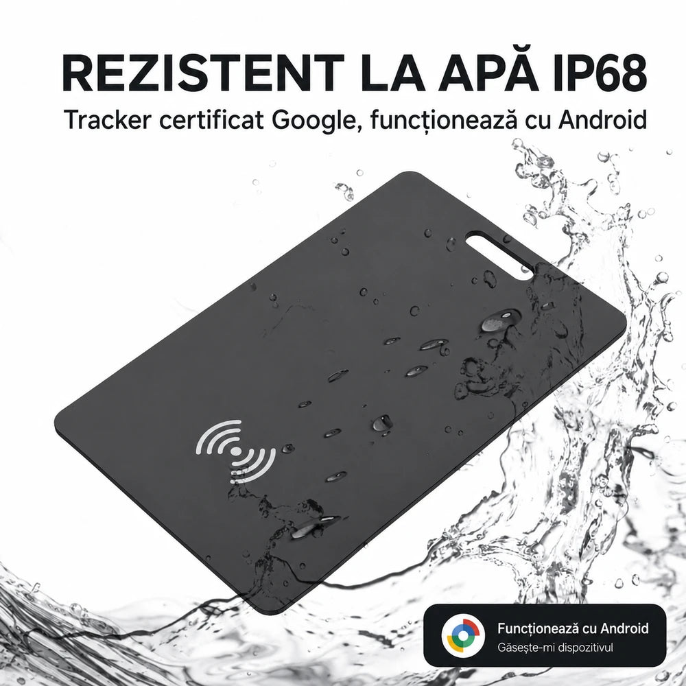 Card de urmărire pentru portofel, geantă și bagaj