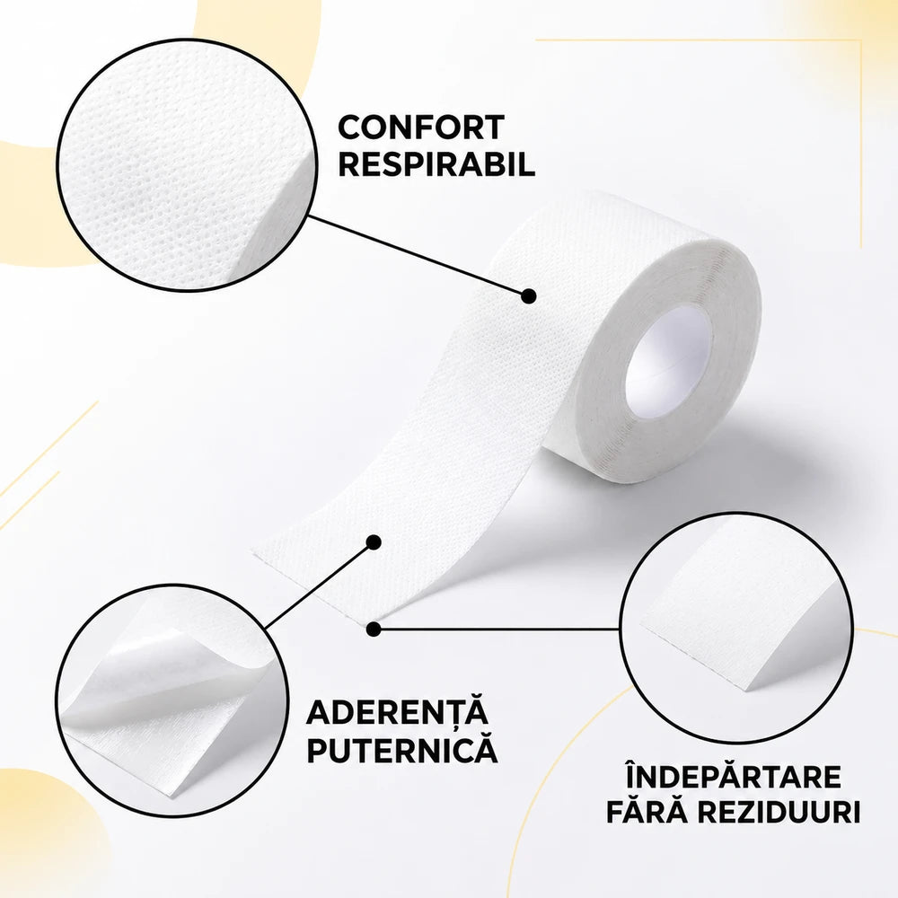 Bandă absorbantă anti-transpirație pentru haine, șepci și papuci – 8 metri!