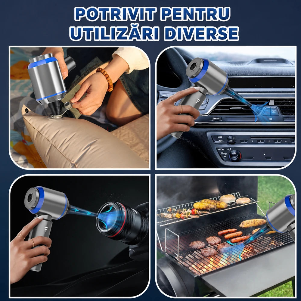 Aspirator portabil multifuncțional 3-în-1