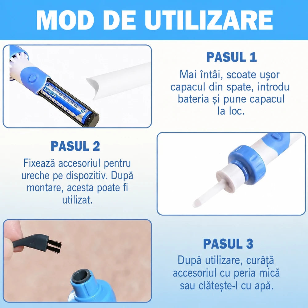 APARAT ELECTRIC PENTRU IGIENA URECHILOR