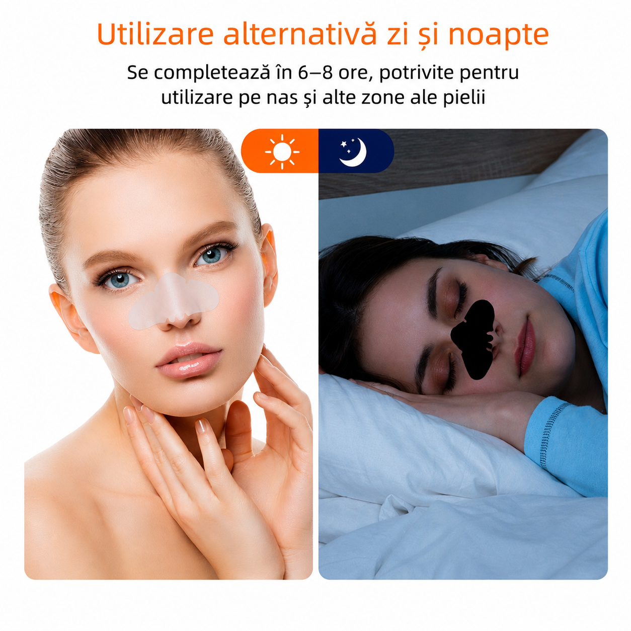 Benzi Purificatoare pentru Nas și Sebum-Control cu Tehnologie Hydrocolloid (set de 4 bucati)